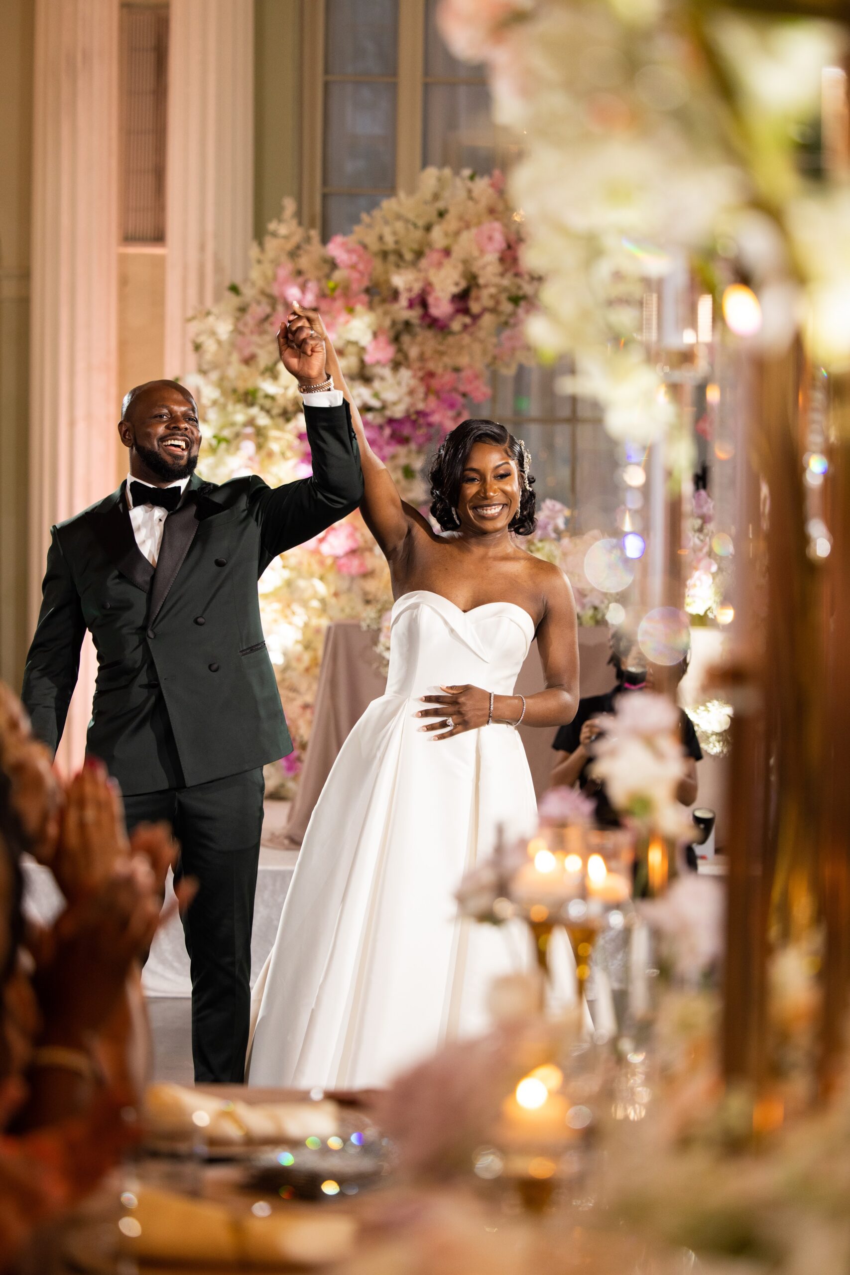 Biltmore Ballrooms Atlanta Bride Groom Reception Entrance