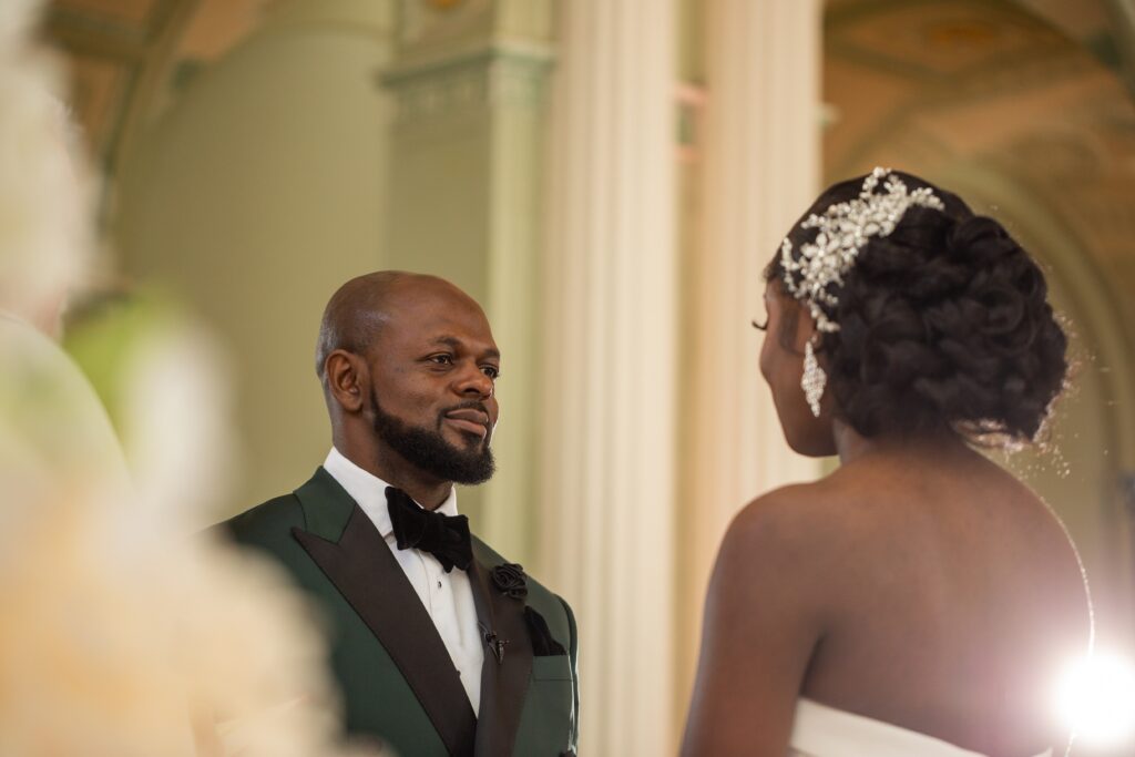 Bride Groom Wedding Reception Biltmore Ballrooms Atlanta