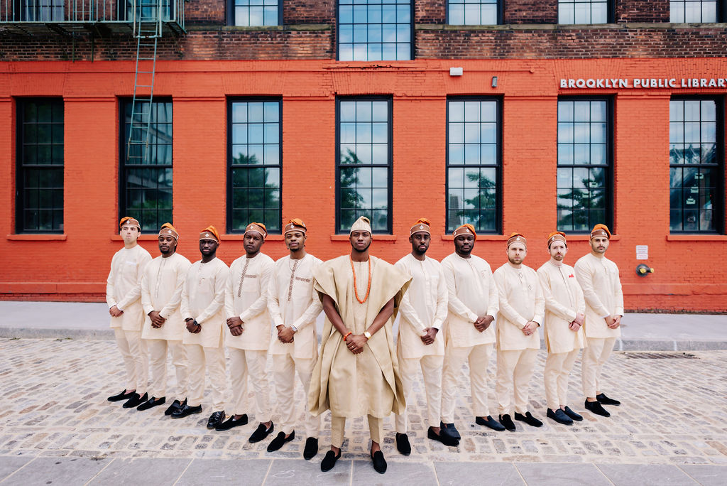 Groom with Groomsmen Epic Glam Shot Pre-Wedding Shoot