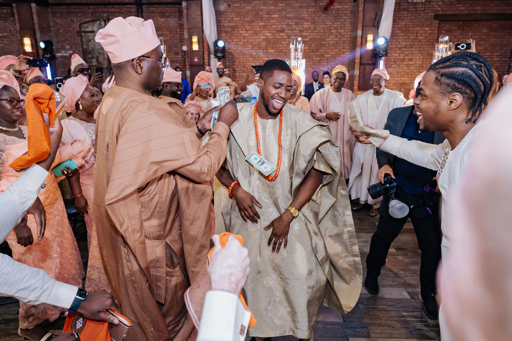 Traditional Nigerian Wedding Practice Money Spraying