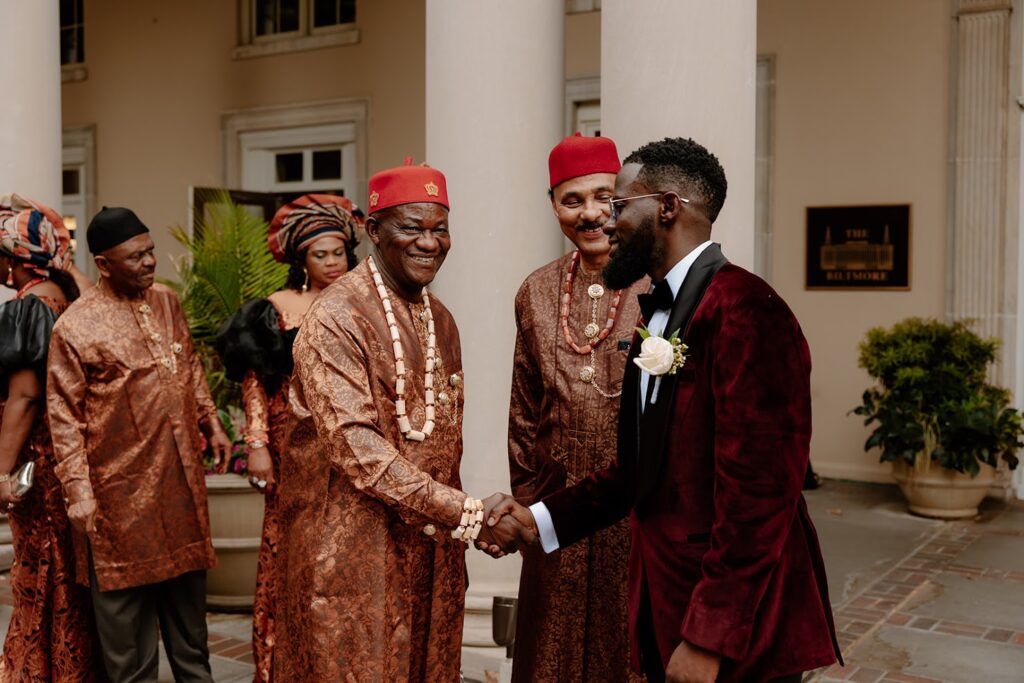 Groom Father Aso Ebi Suite Tie Modern Aso Ebi