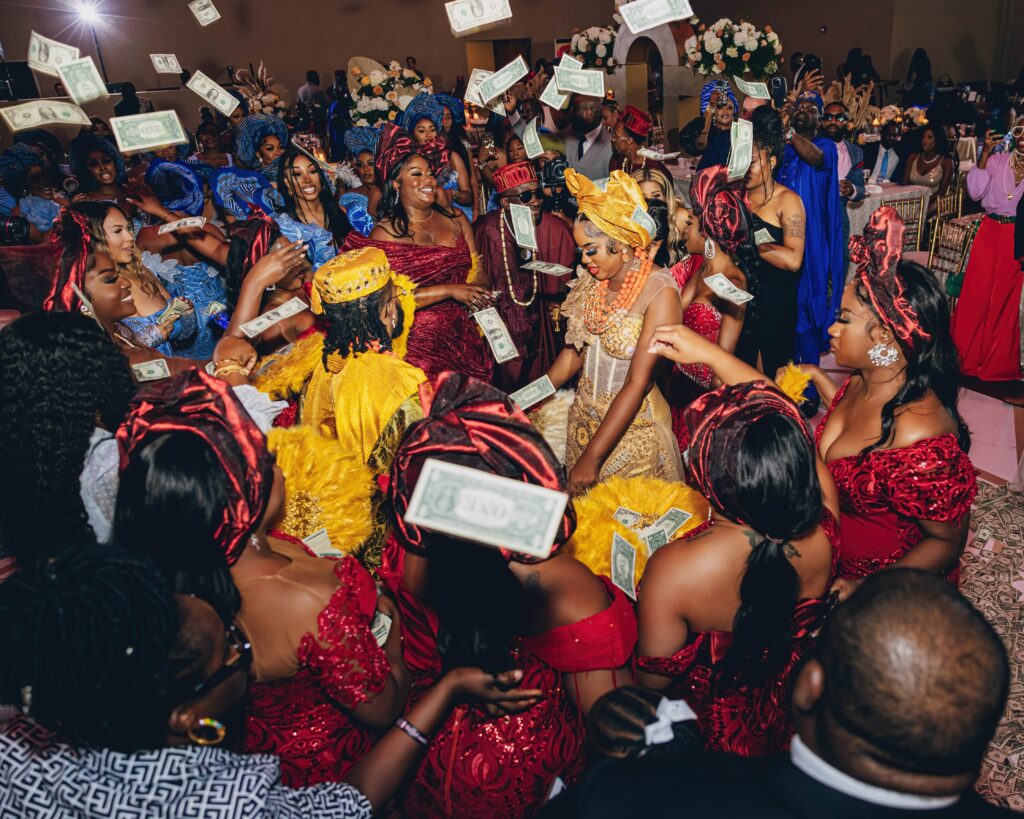 Nigerian Wedding Tradition Money Spraying