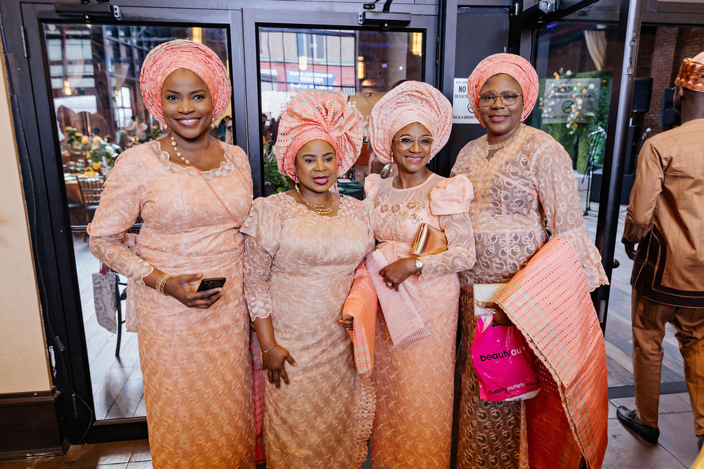 Gele Headwrap Nigerian Wedding Guest Attire