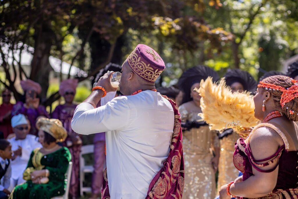 Symbolism of Family Unity Igbo Wedding Palm Wine