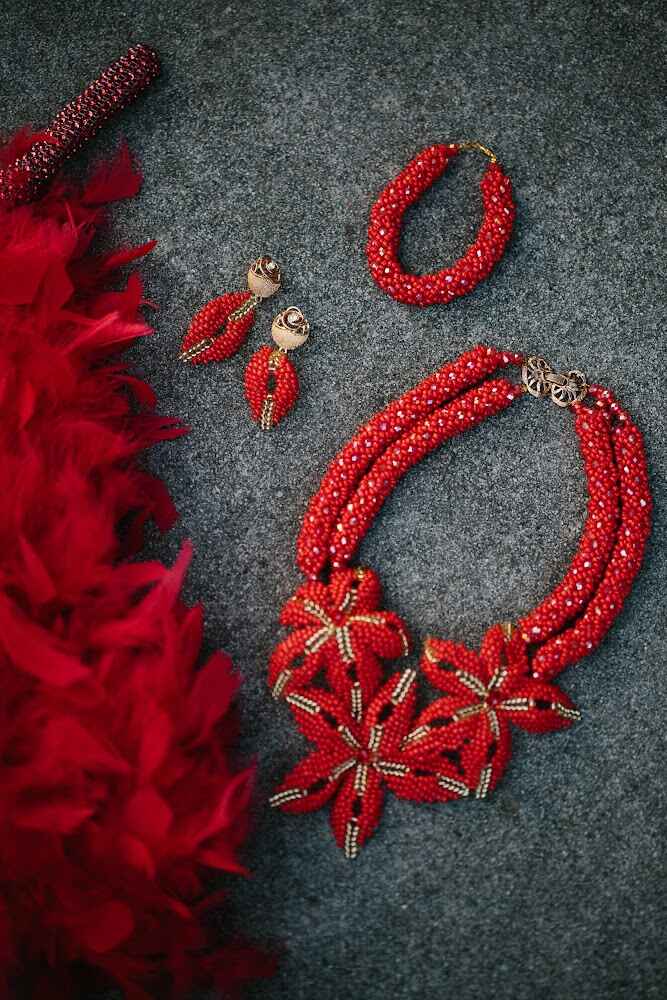 perfect holiday gifts nigerian wedding coral beads