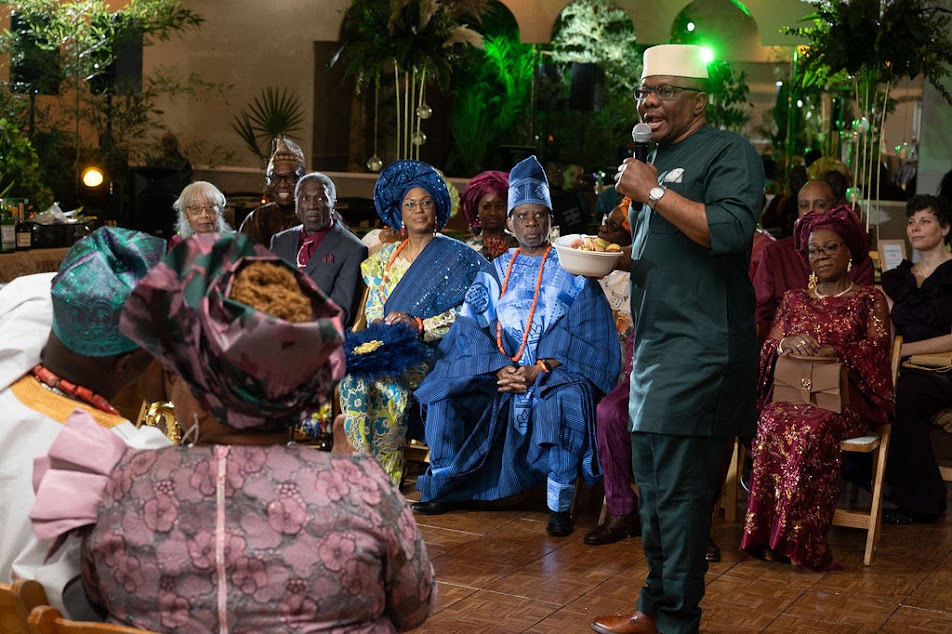 symbolic igbo kola nut in wedding ritual