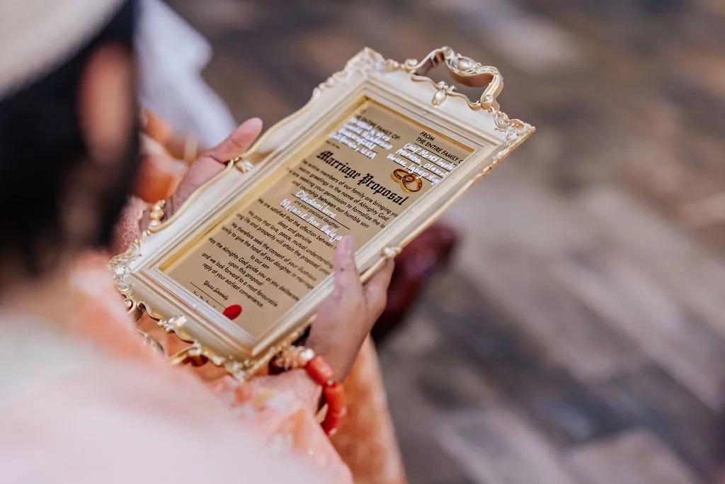 importance of proposal letters in yoruba wedding customs