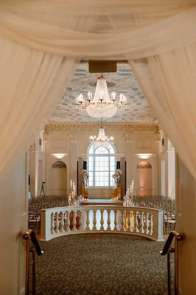 biltmore ballrooms wedding ceremony decor